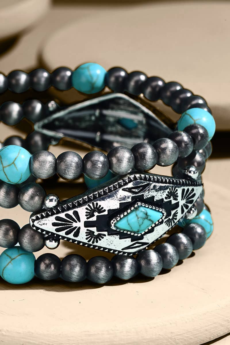 Beaded Western Bracelet