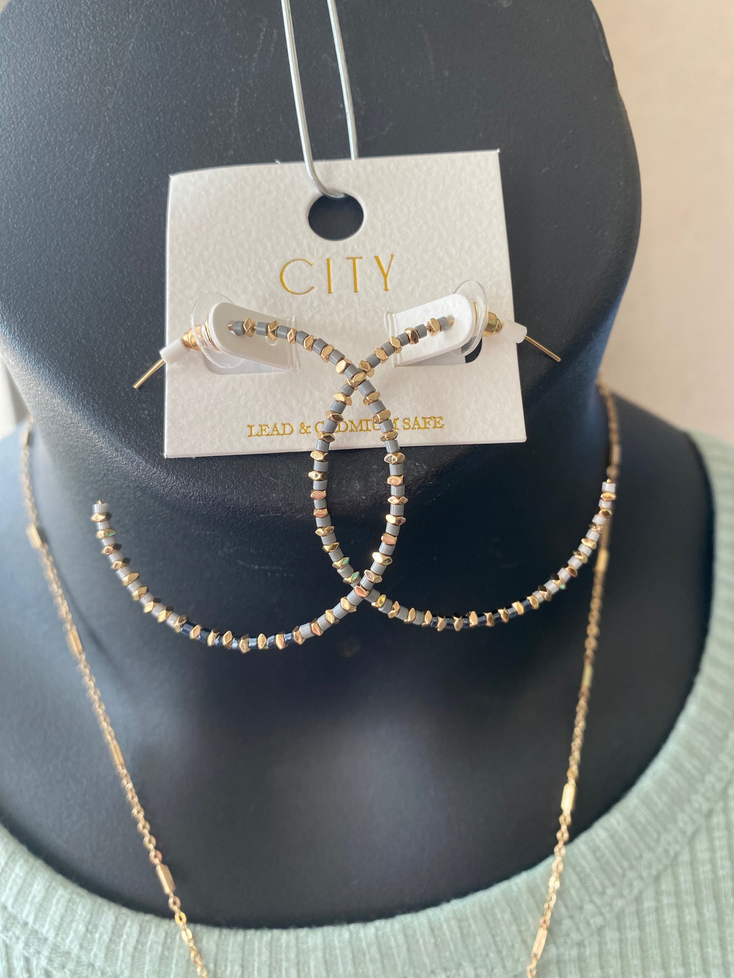 Seed Bead Hoops