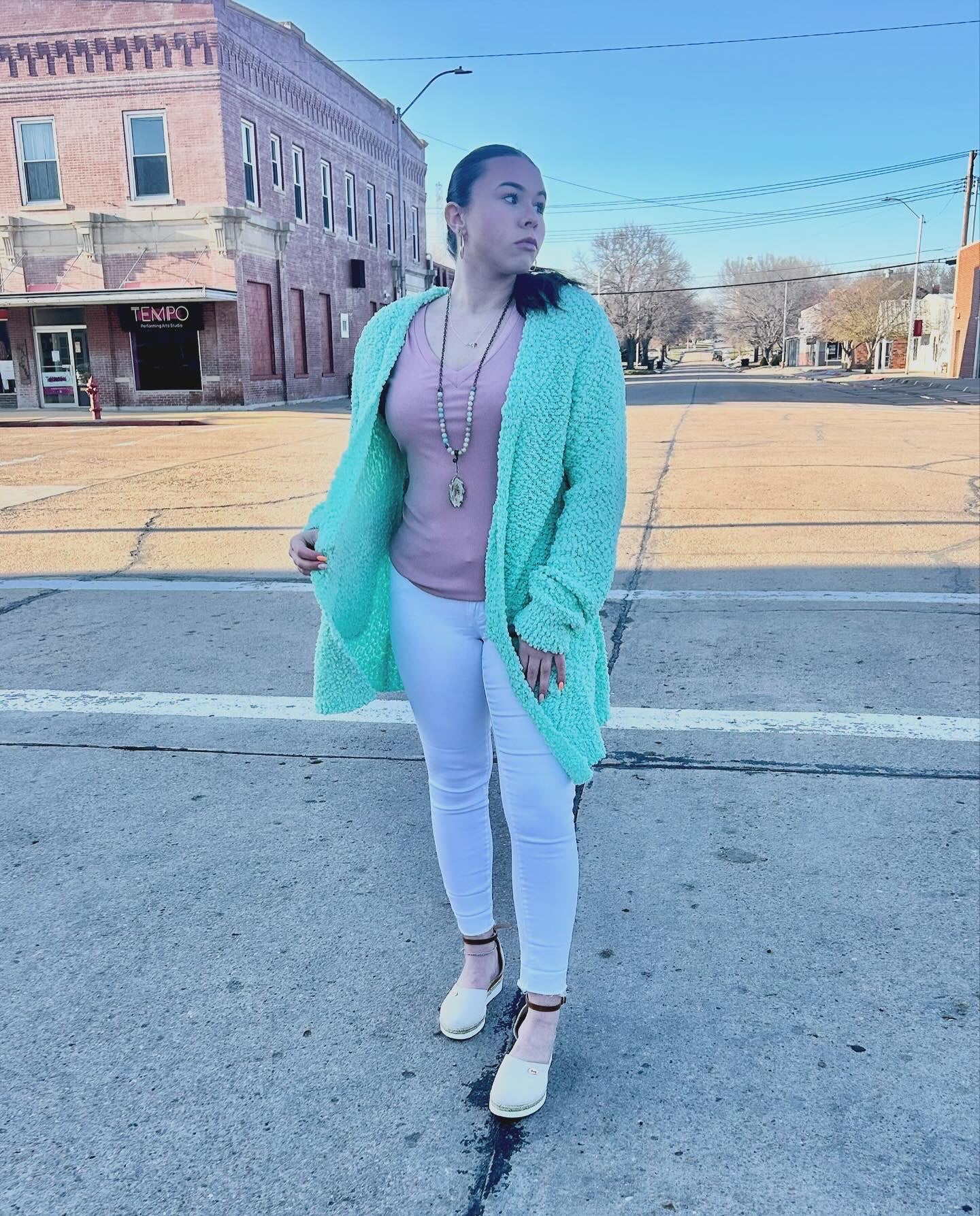 Mint Cardigan