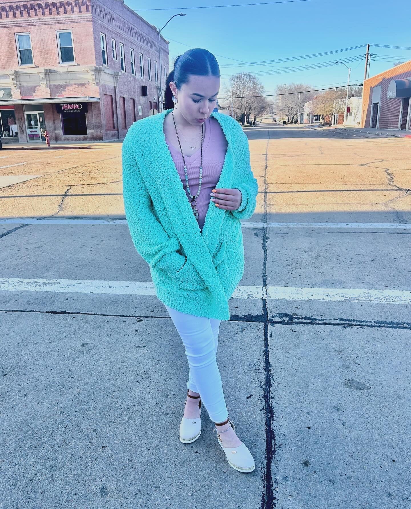 Mint Cardigan