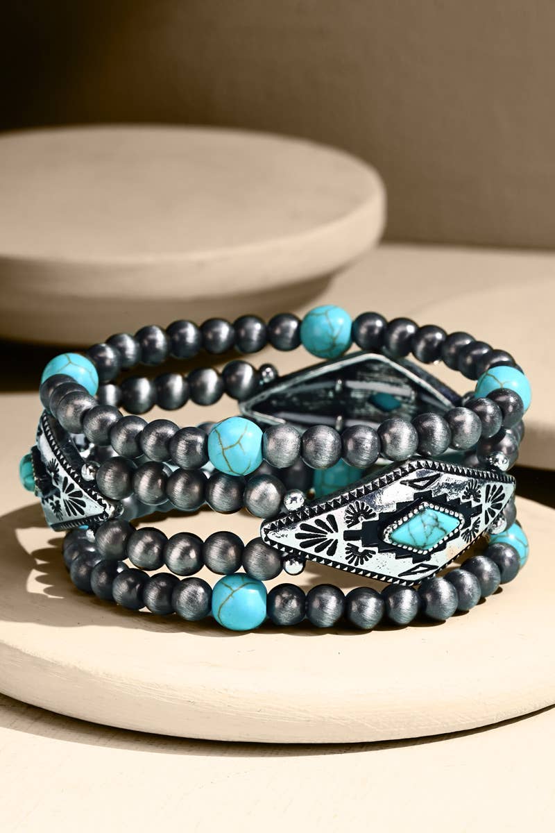 Beaded Western Bracelet